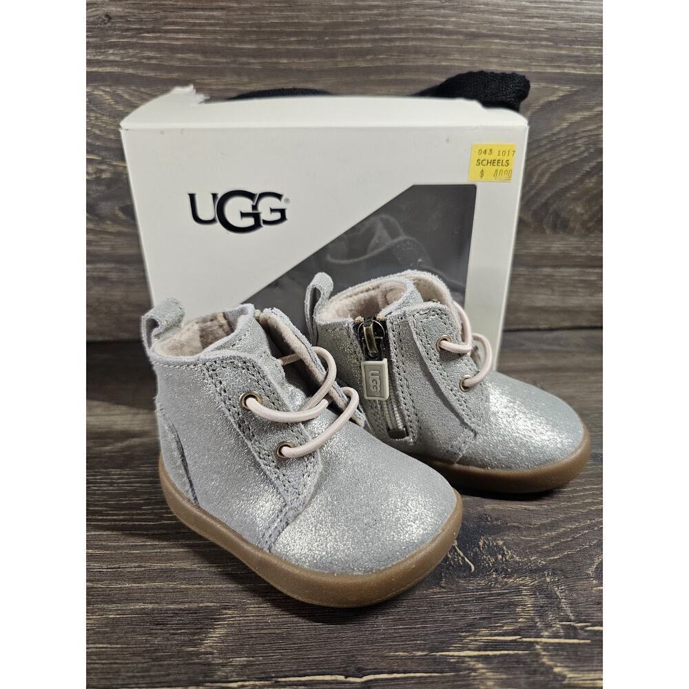 UGG Kristjan Metallic Chukka Boots Toddler Girls' Size 0/1